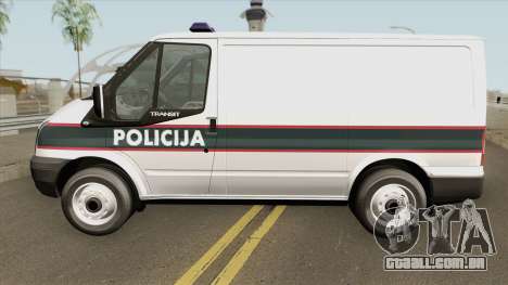 Ford Transit Policija para GTA San Andreas