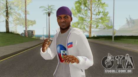 Haitian Gang Skin V1 para GTA San Andreas