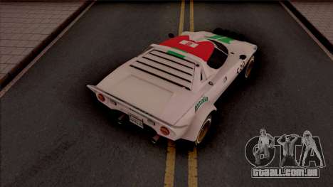 Lancia Stratos Transformers G1 Wheeljack para GTA San Andreas