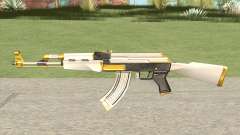 AK-47 White Gold para GTA San Andreas