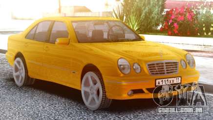 Mercedes-Benz E55 W210 Yellow para GTA San Andreas