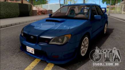Subaru Impreza WRX STi Blue para GTA San Andreas