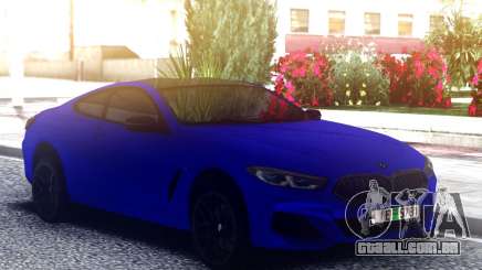 BMW 850i Blue para GTA San Andreas