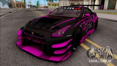 Nissan GT-R Nismo GT3 2014 Paint Job Preset 2 para GTA San Andreas