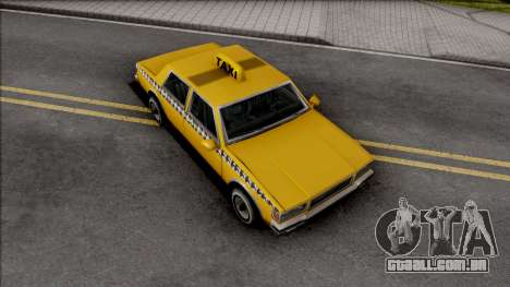 Declasse Taxi 1987 para GTA San Andreas