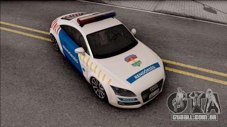 Audi TT Magyar Rendorseg Updated Version para GTA San Andreas