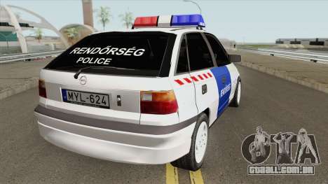 Opel F Astra Classic (Hungarian Police) V2 para GTA San Andreas