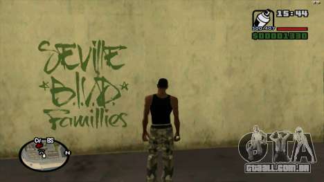 NOVA Gangue Tags para GTA San Andreas