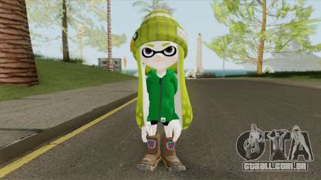 Inkling Girl Green (Splatoon) para GTA San Andreas