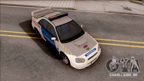 Subaru Impreza WRX STi 2004 Magyar Rendorseg para GTA San Andreas