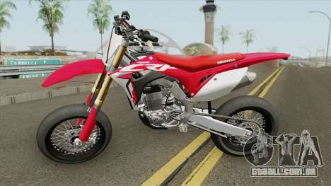 Honda CRF450R 2018 Motard para GTA San Andreas