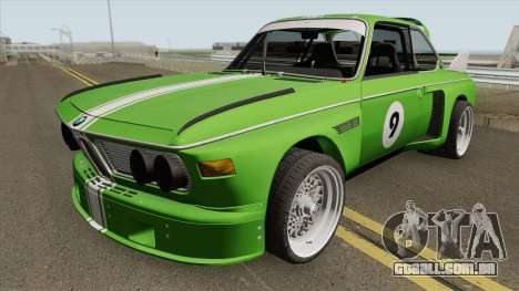 BMW 3.0 CSL 1975 (Green) para GTA San Andreas