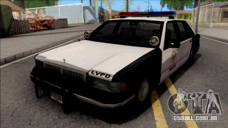 Chevrolet Caprice 1992 Polícia LVPD SA Estilo para GTA San Andreas