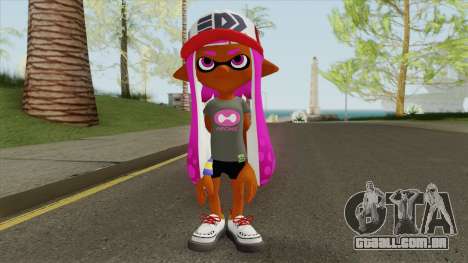 Inkling Girl Pink V1 (Splatoon) para GTA San Andreas