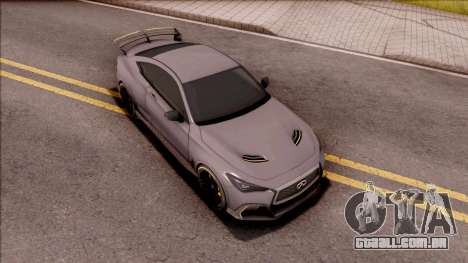Infiniti Q60 Project Black S 2018 para GTA San Andreas