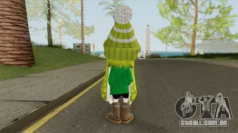 Inkling Girl Green (Splatoon) para GTA San Andreas