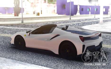 Ferrari 488 Pista Spider 2019 para GTA San Andreas