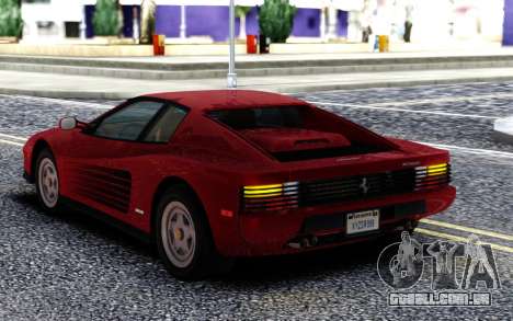 1987 Ferrari Testarossa US-Spec para GTA San Andreas