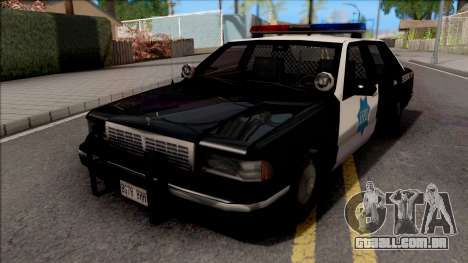 Chevrolet Caprice 1992 Police SFPD SA Style para GTA San Andreas