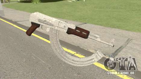 AK-47 Silver para GTA San Andreas