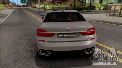 BMW 7-Series M750i para GTA San Andreas