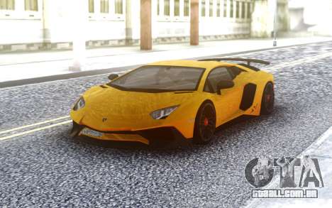 Lamborghini Aventador SuperVeloce para GTA San Andreas