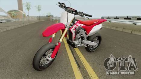 Honda CRF450R 2018 Motard para GTA San Andreas