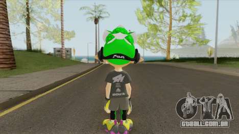 Inkling Boy Green V2 (Splatoon) para GTA San Andreas