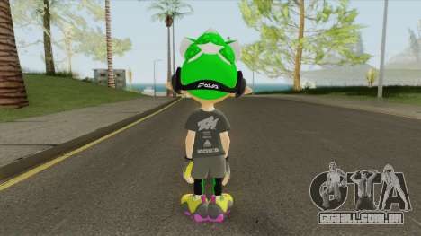 Inkling Boy Green V2 (Splatoon) para GTA San Andreas