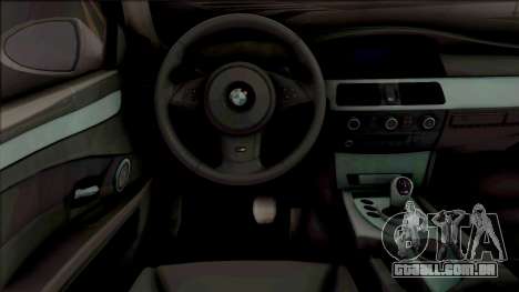 BMW M5 E60 Magyar Rendorseg para GTA San Andreas