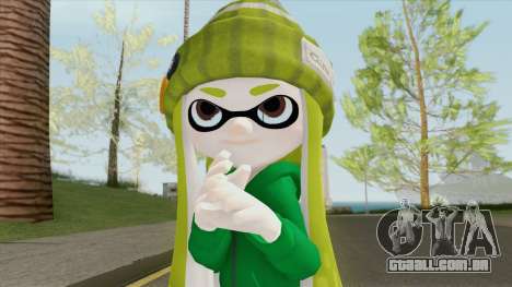 Inkling Girl Green (Splatoon) para GTA San Andreas