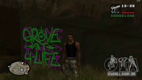 NOVA Gangue Tags para GTA San Andreas