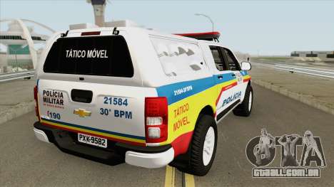 Chevrolet S10 2017 (PMMG Tatico Movel) para GTA San Andreas