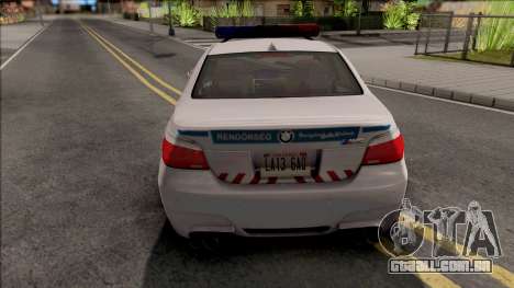 BMW M5 E60 Magyar Rendorseg para GTA San Andreas