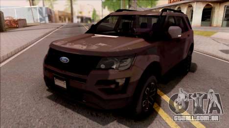 Ford Explorer 2019 para GTA San Andreas