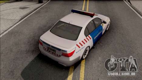 BMW M5 E60 Magyar Rendorseg para GTA San Andreas