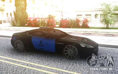 Aston Martin DB9 2013 LAPD para GTA San Andreas
