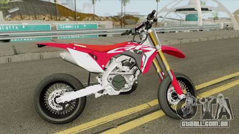 Honda CRF450R 2018 Motard para GTA San Andreas