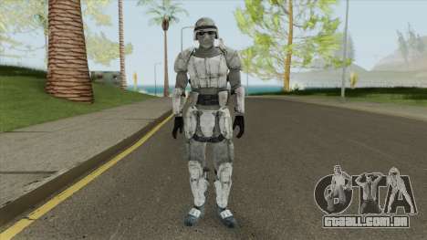 Snow Combat Armor (Fallout 3) para GTA San Andreas
