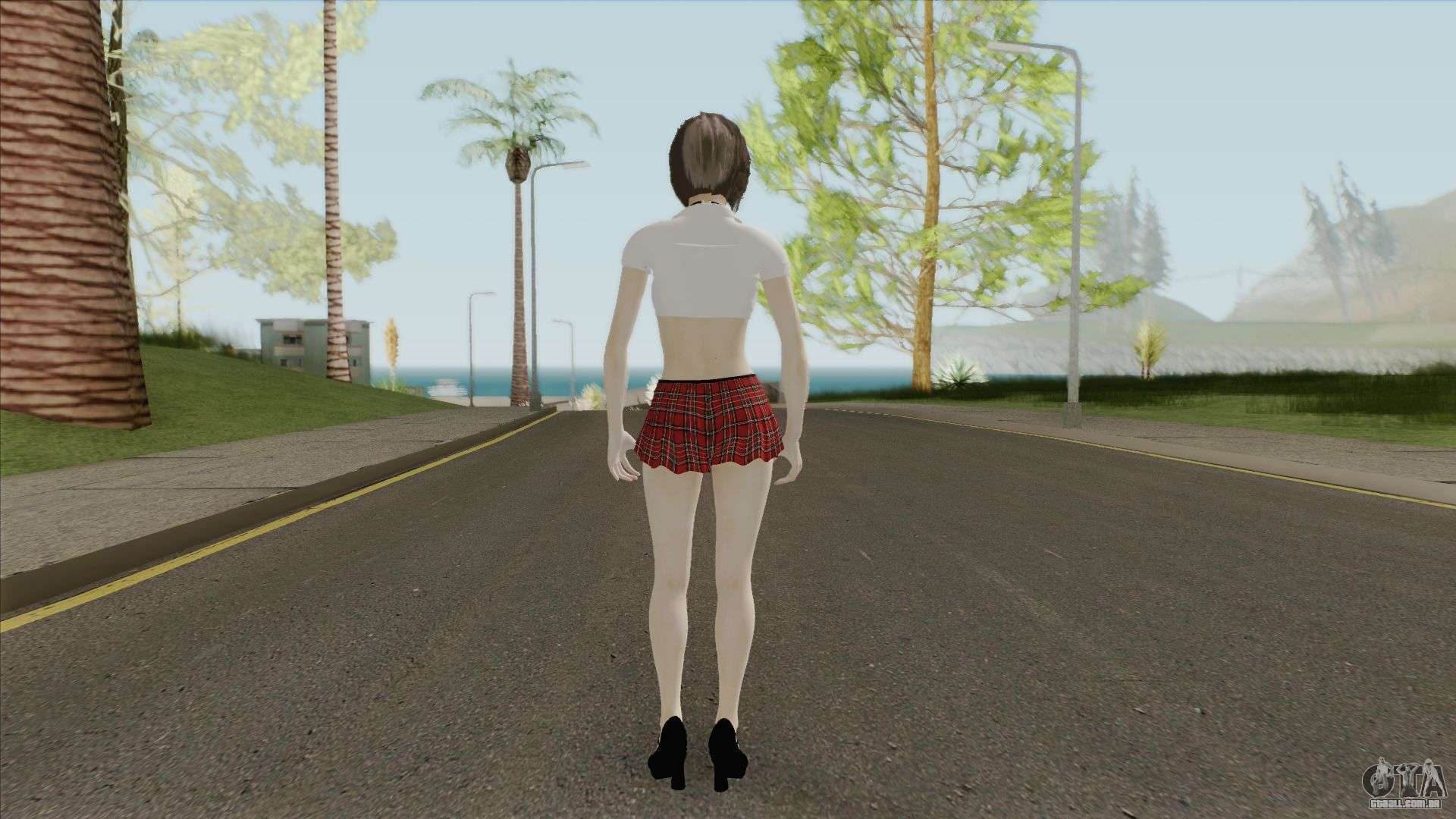 Ada Wong Schoolgirl (RE2 Remake) para GTA San Andreas