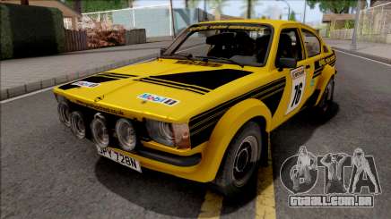 Opel Kadett C GTE Rally 1976 para GTA San Andreas