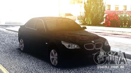 BMW 530XD E60 Black para GTA San Andreas