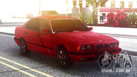 BMW 525i E34 Original Red para GTA San Andreas