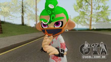 Octoling Boy Green (Splatoon) para GTA San Andreas