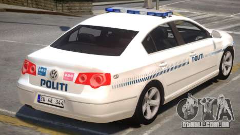 Volkswagen Passat Police para GTA 4