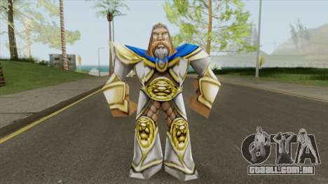 Uther V1 (Warcraft III RoC) para GTA San Andreas