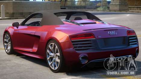 Audi R8 Spyder V2.2 para GTA 4