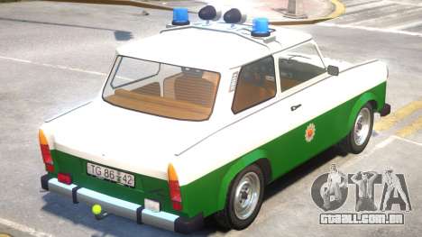 1981 Trabant Police para GTA 4