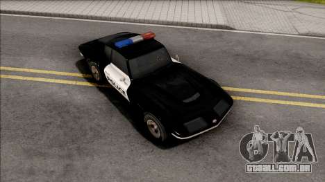 Invetero Coquette Classic Police para GTA San Andreas