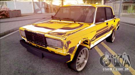 VAZ-2107 de Ouro Chrome Baku para GTA San Andreas